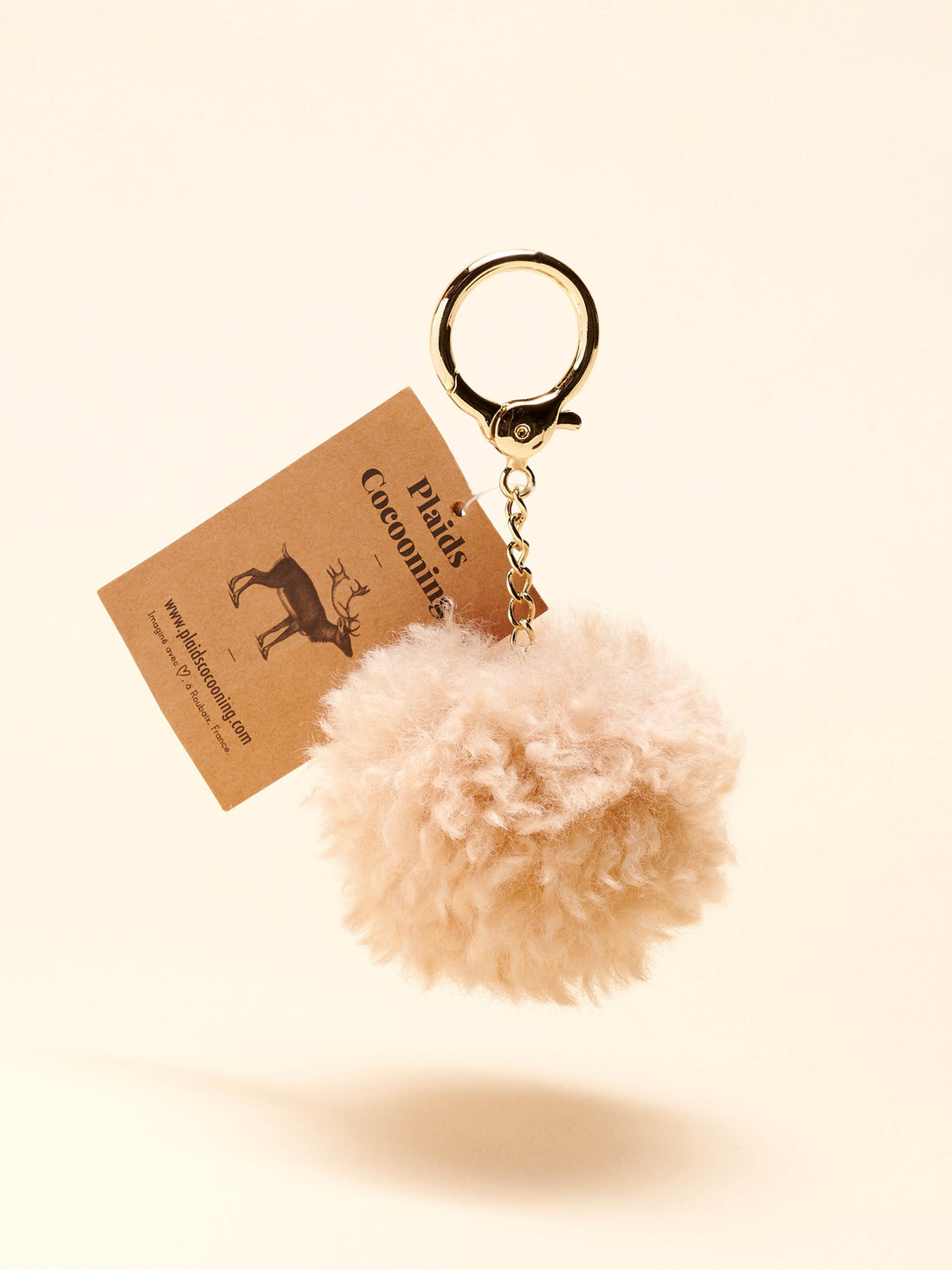 Porte-clefs moumoute Teddy