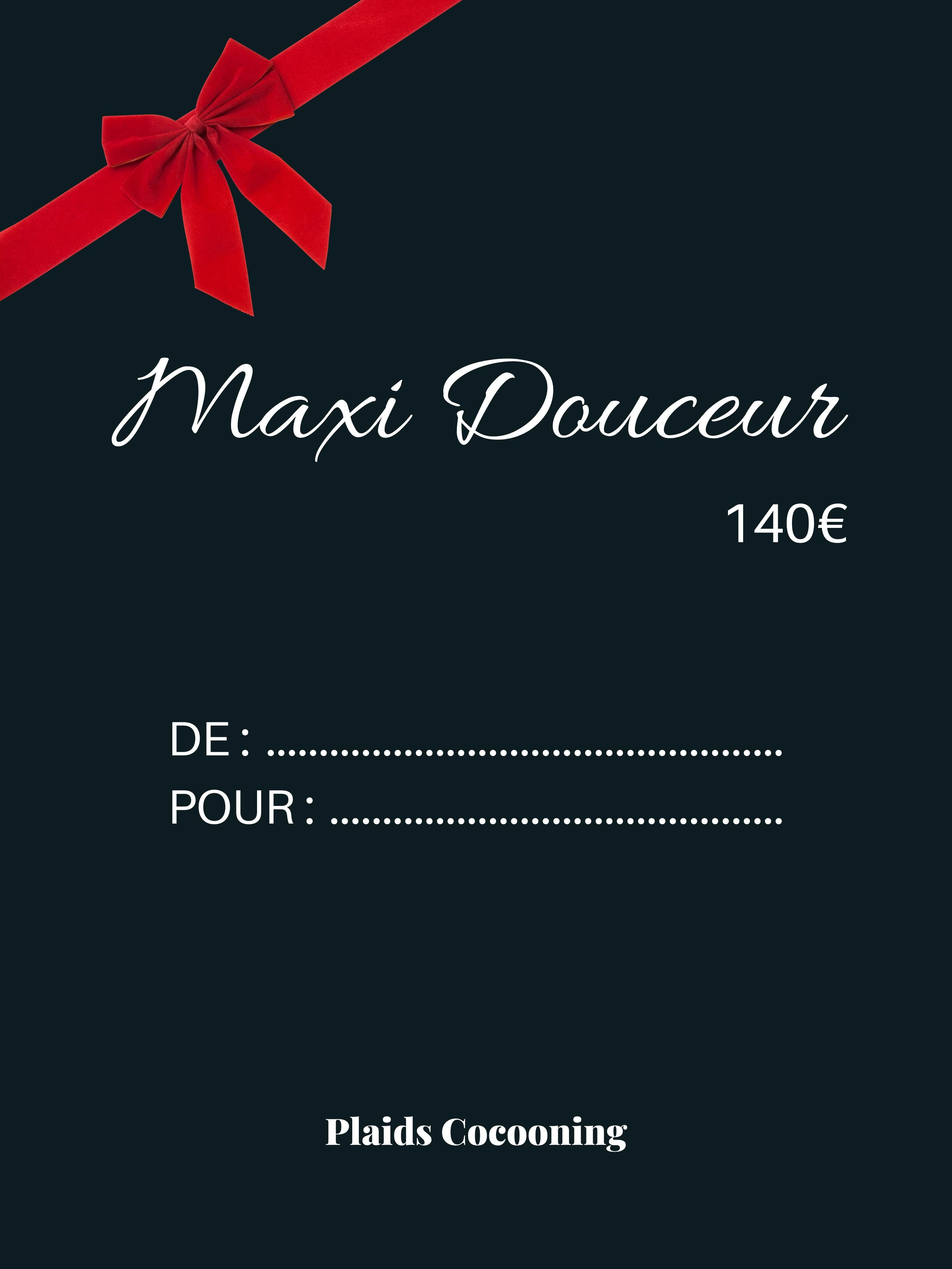 Carte cadeau - Offrez de la douceur