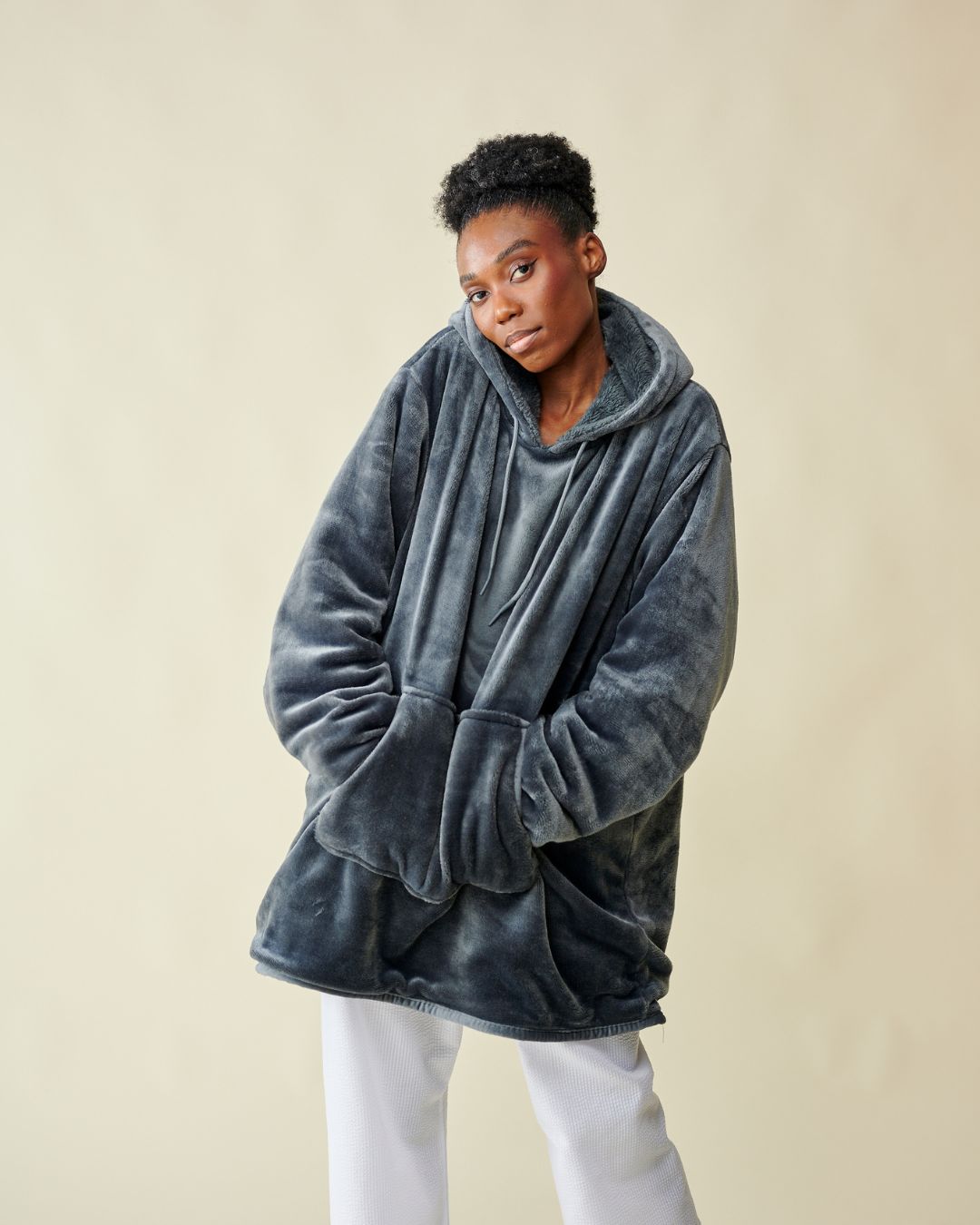 Pull Plaid - Chill Gris Foncé