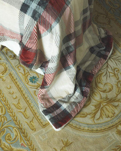 Plaid polaire Tartan