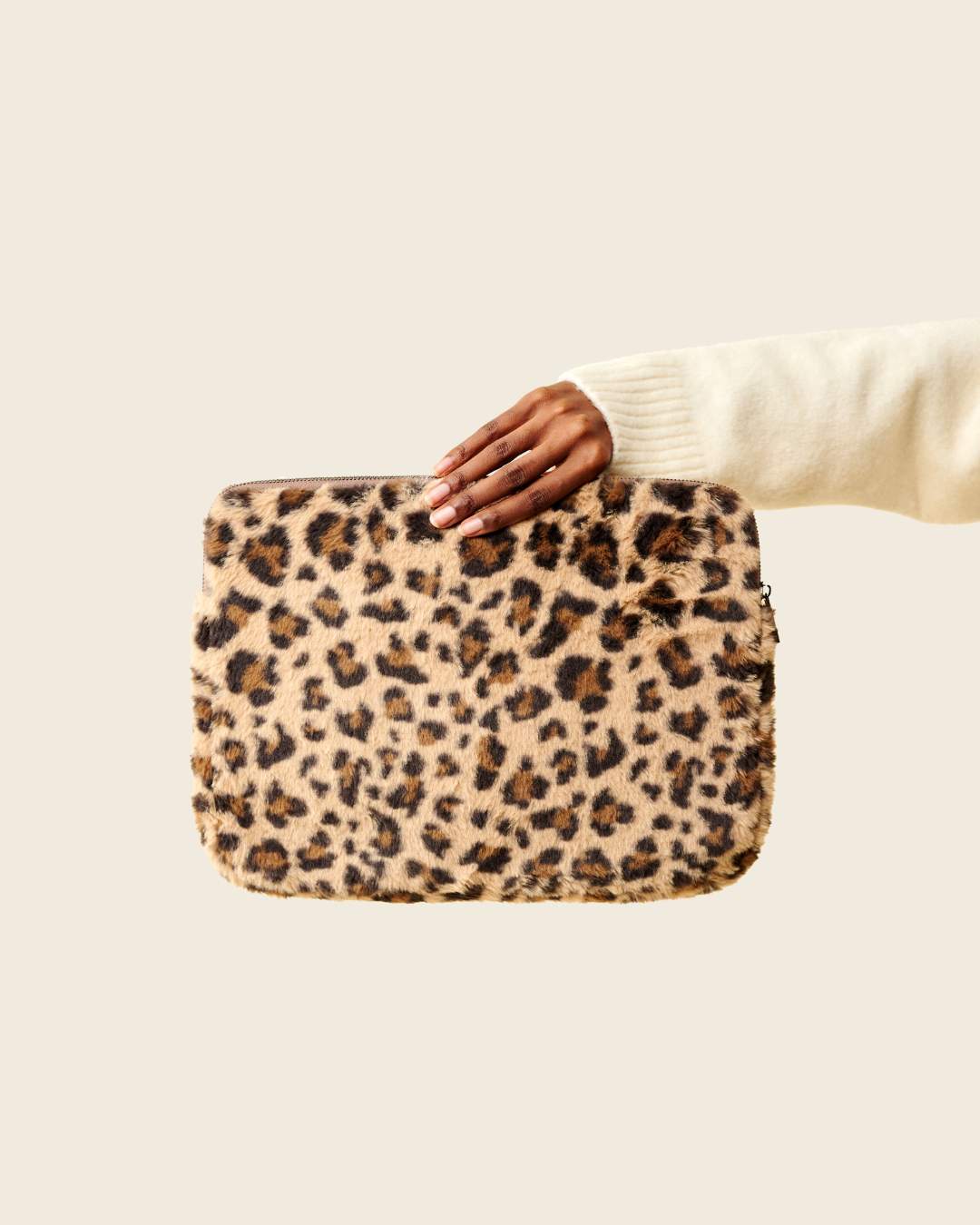 pochette ordinateur leopard